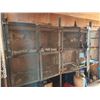 Image 7 : FRUEHAUF Skidded 25' Tool Crib with locking cages & shelving. Racking fastened to wall included. Wat