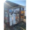 Image 2 : Steel Cage skid mounted for cylinder storage 100" x 102" x 84" high, contents will be sold separate.