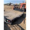 Image 3 : DANCO Rough Country Truck Deck - 9' long x 88" wide, wood deck w/headache rack, was on a single whee