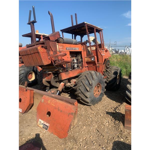1980 DITCHWITCH R100 4x4 Trencher with planetary differential drive and Detroit diesel 4-53 engine, 