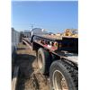 Image 14 : 1985 KNIGHT 50 ton S/D T/A Lowboy, 8 wheel w/ramps and rubber matting, Deck 9'w x 24'l, Tires 11R24.