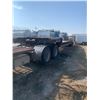 Image 1 : 1985 KNIGHT 50 ton S/D T/A Lowboy, 8 wheel w/ramps and rubber matting, Deck 9'w x 24'l, Tires 11R24.