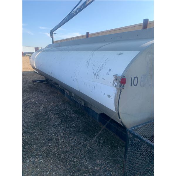 Water Tank skid mounted, 3 compartments (1100, 1000 & 1100 gallons), to be loaded after Sept 27th