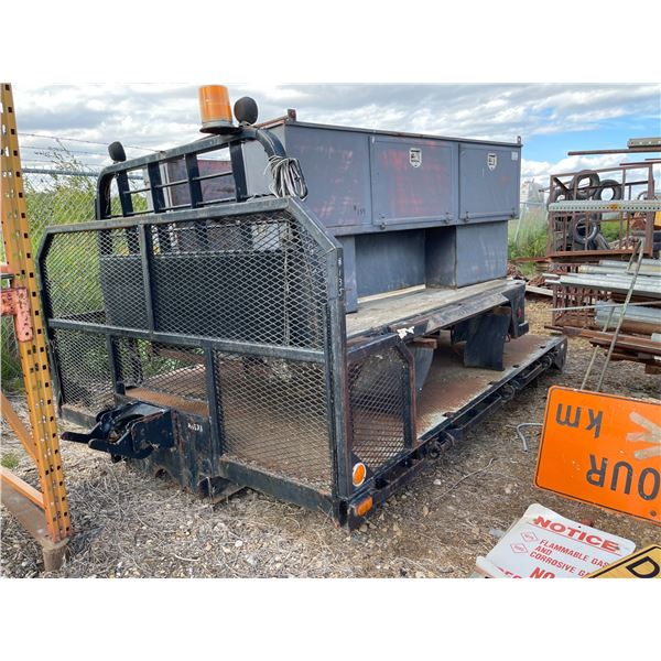 Steel Truck Deck - 12' long x 100" wide  w/headache rack (BOTTOM of 3)