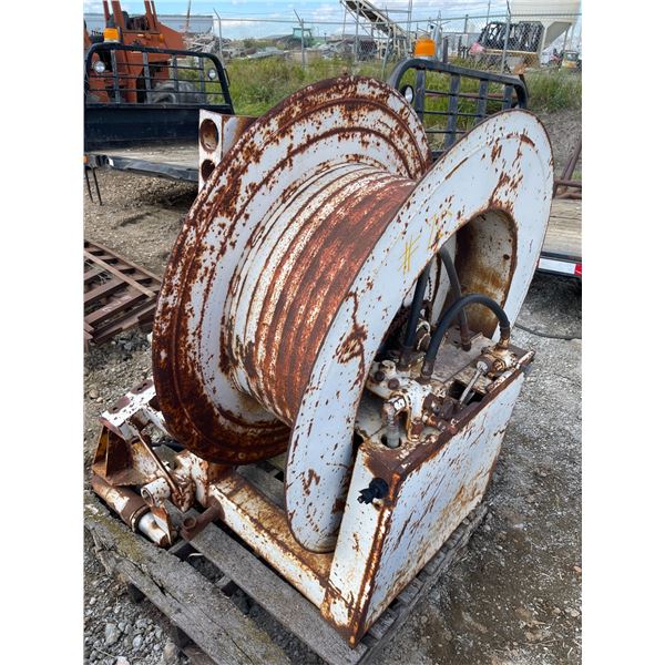 VACTOR sewer flusher hose reel assembly