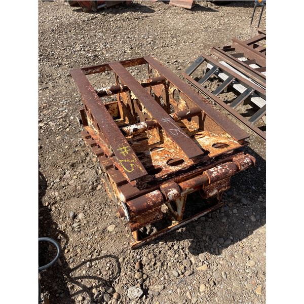 Heavy duty steel trailer flip over ramps