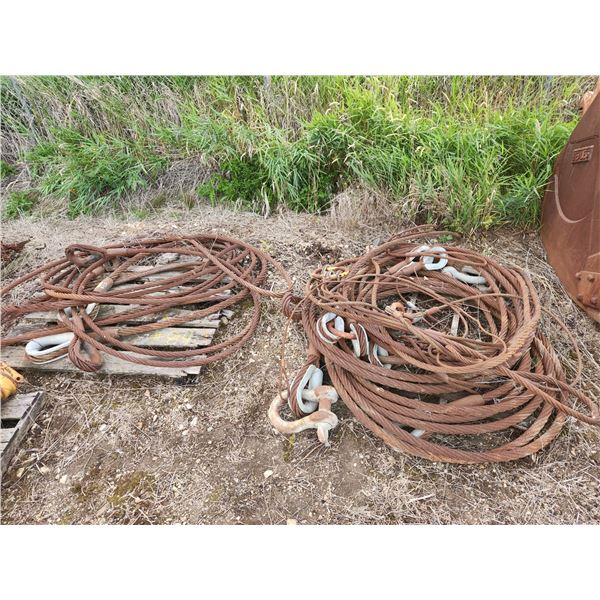 Wire rope tow and lifting slings