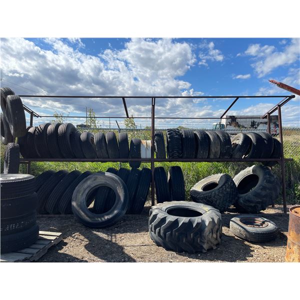 Steel Tire Storage Stand, tires not included - stand only, to be loaded after Sept 27th