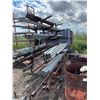 Image 2 : Steel rack with stainless and galvanized posts and misc metals