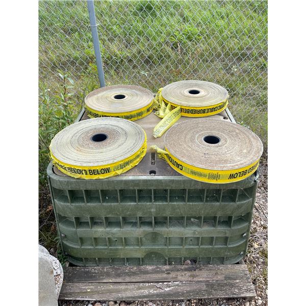 PENCELL Buried splice handhole and Four rolls of marking tape