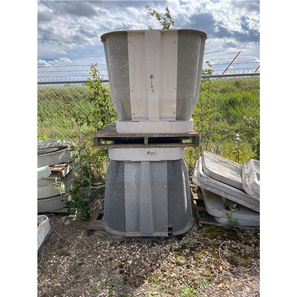 Two SYNERTECH Fibreglass underground enclosures