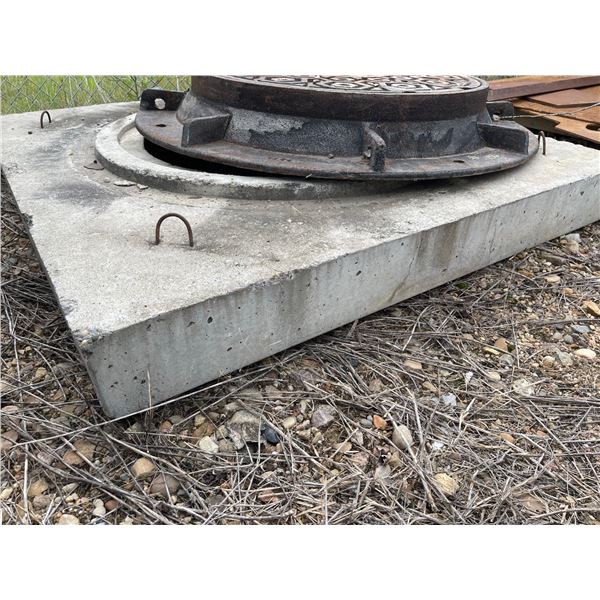 Concrete Telco vault lid, cover not included