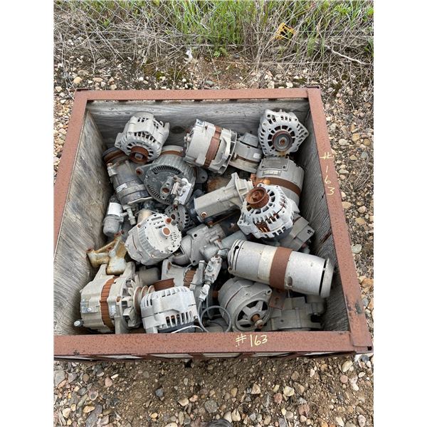 Steel cage with alternators and starters