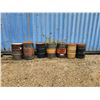Image 1 : Seven 45 gallon drums - steel