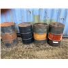 Image 2 : Seven 45 gallon drums - steel