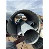 Image 2 : Galvanized corrugated steel pipe - 24" diameter (4 pieces, lengths = 7.5ft, 12ft, 6 meters and 6 met