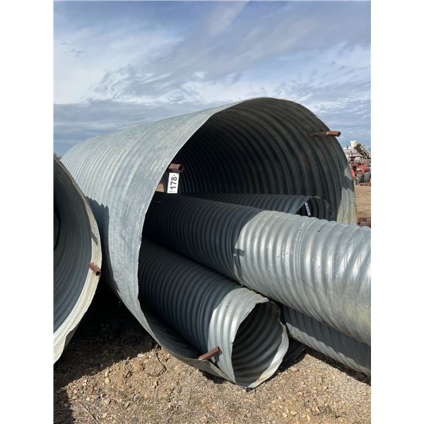 Galvanized corrugated steel pipe - 2m diameter (4m long)