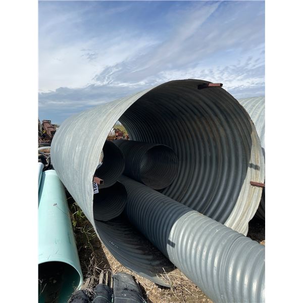 Galvanized corrugated steel pipe - 2m diameter (4m long)