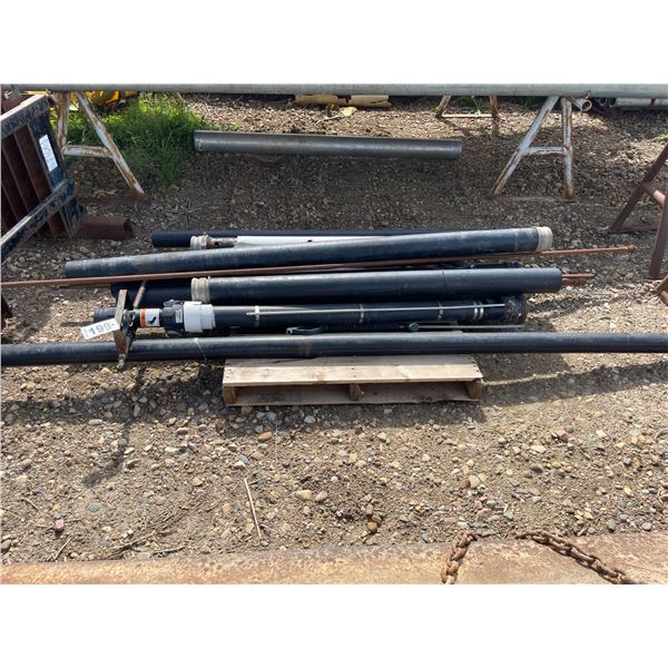 Hydrovac suction tubes and pressure wands