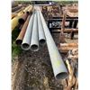 Image 1 : Galvanized steel pipe, 4.5" OD, Four pieces each 25 ft long