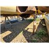 Image 4 : Two 8' long steel pipe racks and one piece of Aluminum tubing 6" diameter, 7ft long. Not to be loade