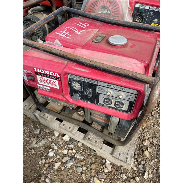 2500W Honda Generator - Parts