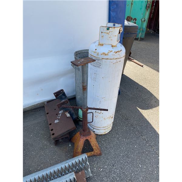 Stand, Propane tank and misc steel