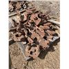 Image 1 : Chain trencher tooth/bit plates to fit 4501, 4502 & 4525 K chain. Quantity of teeth and weld-on bit 