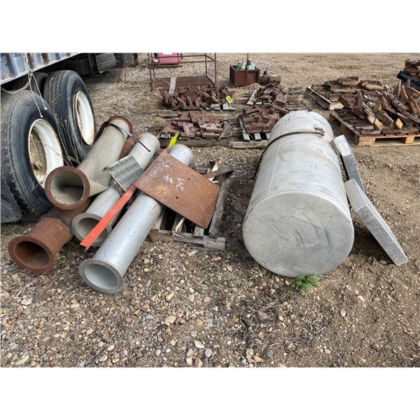 Aluminium fuel tank, aluminum trays and 8" hydrovac suction tubes