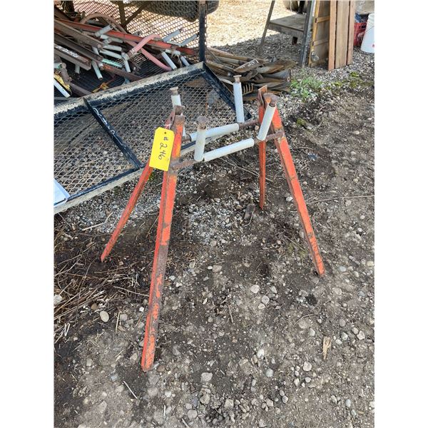 Quantity of homemade pipe rollers