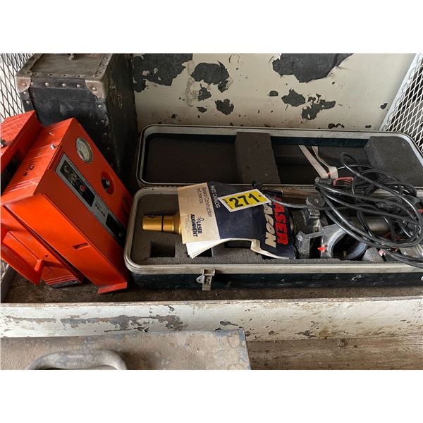 Pipeline locator and laser beacon