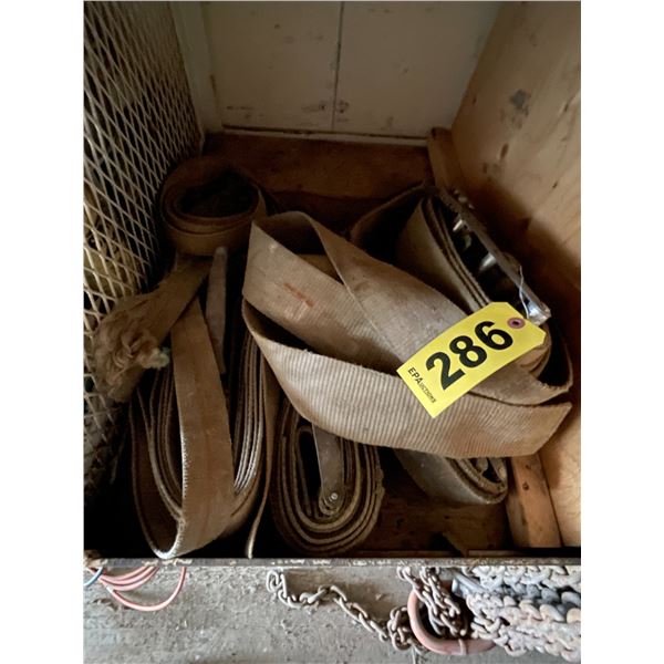 Quantity of ratchet straps