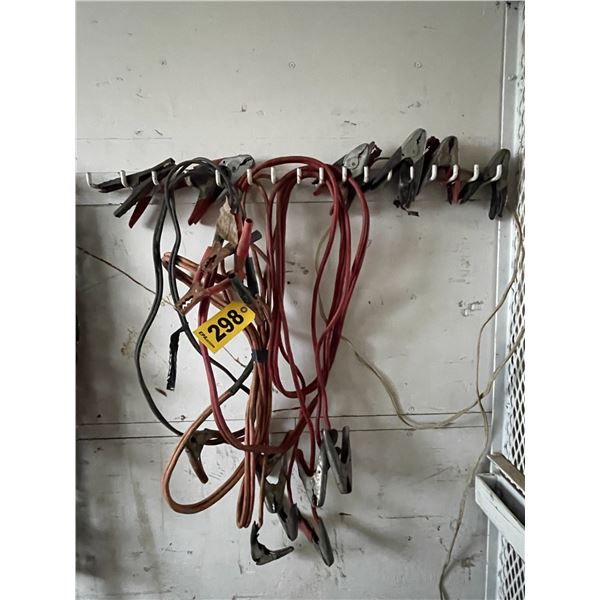 Quantity of booster cables. Steel racking not included