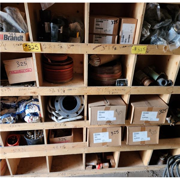 Quantity of electrofusion fitting, denso tape, slip flanges, flange seals, anodes and misc waterwork