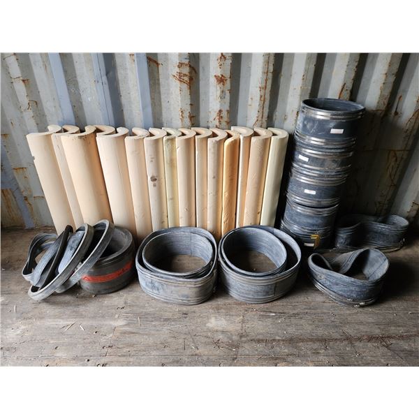 Qty of ROLLEE SWIFT Flexible Couplers, Five ROLLEE SWIFT 12"BS X 14DR17 Couplers, FRIATEC 12[x=#8221