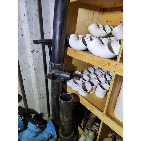 Quantity of ABS, PVC, HDPE and electrofusion fittings. Mechanical saddles and ROLLEE flexible couple