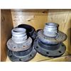 Image 19 : Three HYMAX repair couplings (2- 8", 1-10") HDPE fittings, electrofusion saddles, restraint clamps, 
