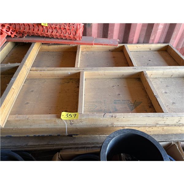 Wood panels and steel doors