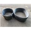 Image 7 : HYMAX repair repair couplers (2 of 12", 1 of 10") and FRIATEC 12" IPS HDPE electrofusion coupler