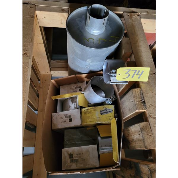 Muffler and misc exhaust pipe clamps