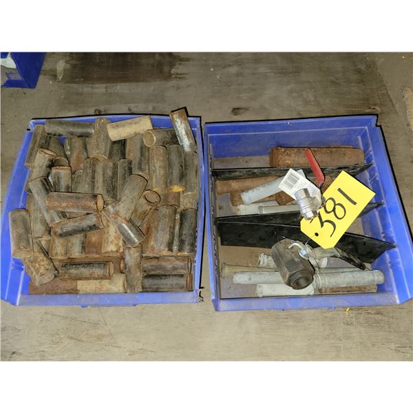 Ditch Witch R100 trencher chain spacers and link pins