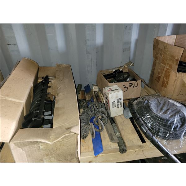 Splice closure, wiring, tank caps, air hose and protective loom