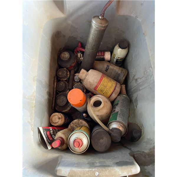 Misc shop supplies and fold out pipe stand