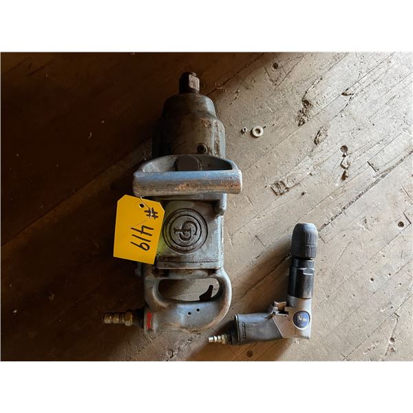 1" impact gun and air drill