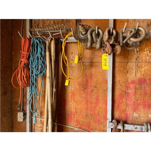 Shackles, rakes and extension cords