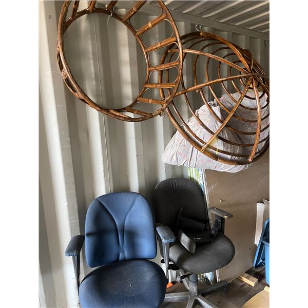 Misc chairs and Papasan Chair