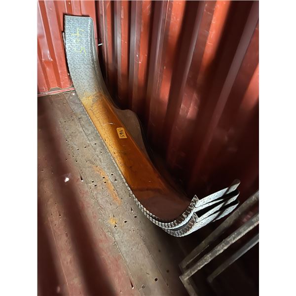 Two sets of utility trailer weld-on fenders