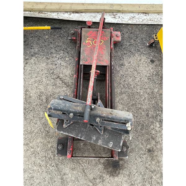 Shop transmission jack