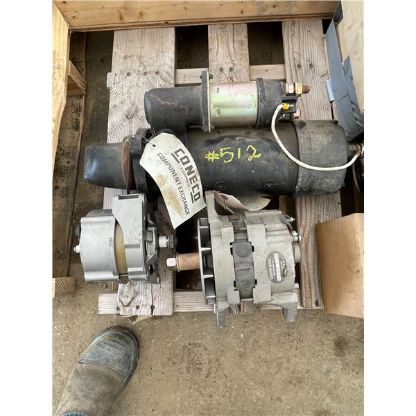 Starter for 855 cummins, misc. alternators and parts