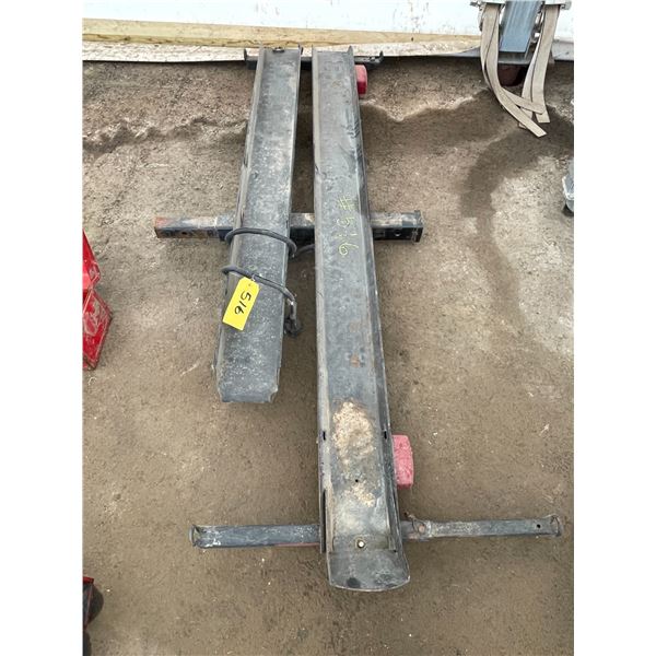 Motorcycle carrier for 2" receiver